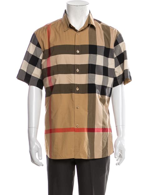 burberry exploded check men'|Exploded Check Pattern Short Sleeve Shirt .